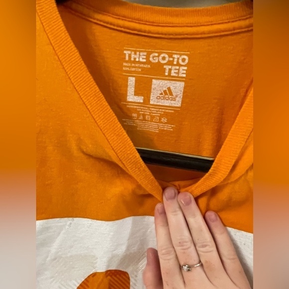 ADIDAS University Tennessee The Go-To Tee Unisex Size Large - Picture 4 of 4